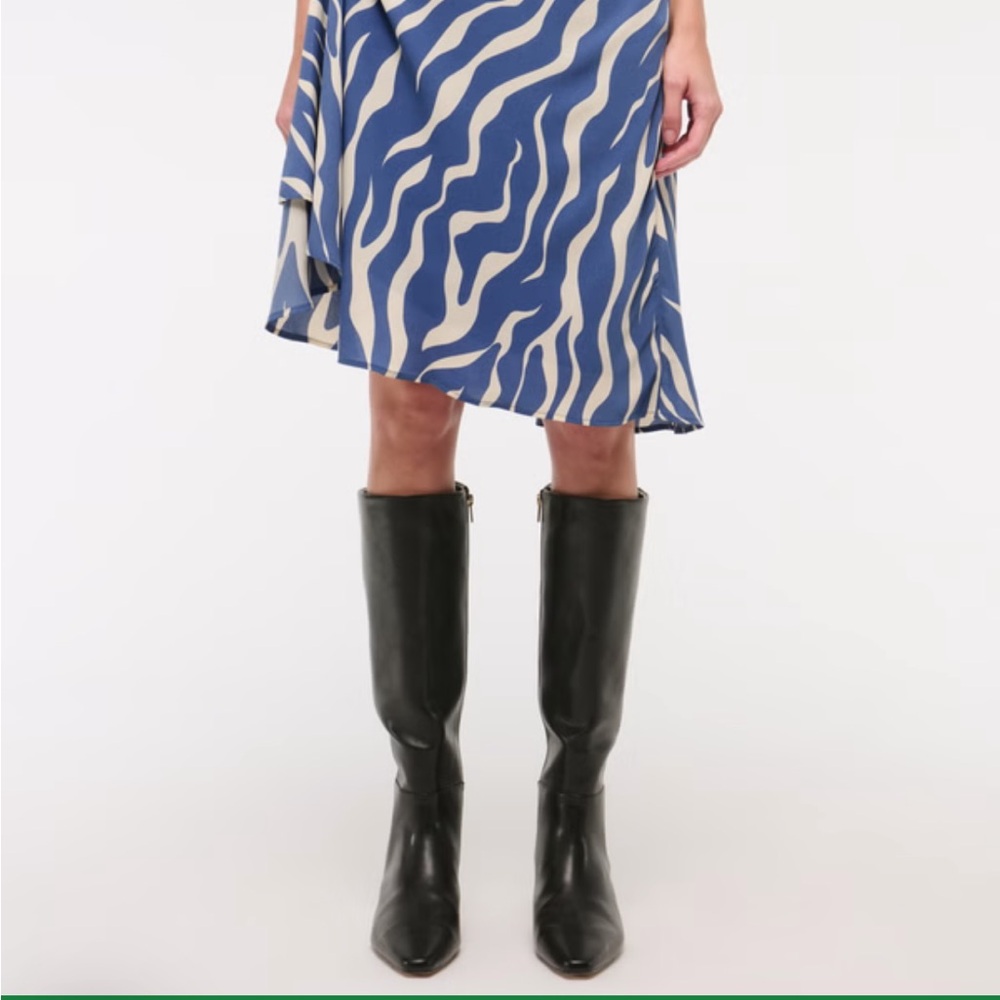 Abercrombie & Fitch Zebra Print Midi Skirt